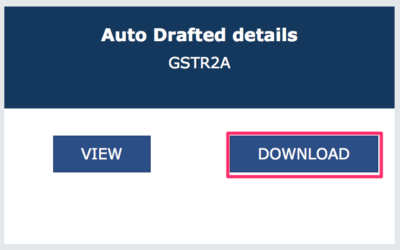 Guide to view the Inward Supplies Return GSTR-2A