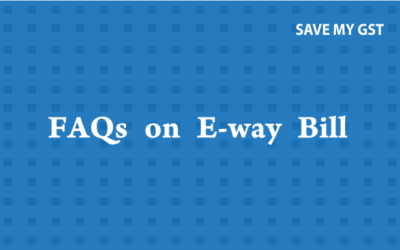 Faqs on GST E-way Bill