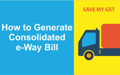 How to Generate Consolidated GST e-Way Bill on ewaybillgst.gov.in