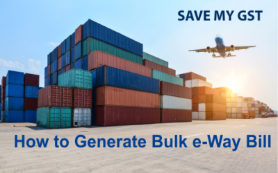 How to Generate Bulk E-way Bill in Tamilnadu