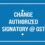 Change of email and Mobile number of Authorised Signatory by  jurisdictional tax officer – GST