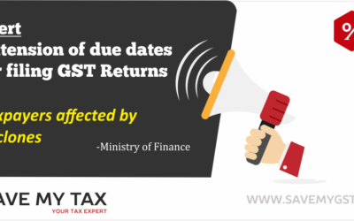 Extension of due dates for Filing GST Returns
