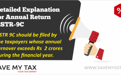 Detailed Explanation for filing Annual Return Form GSTR 9C